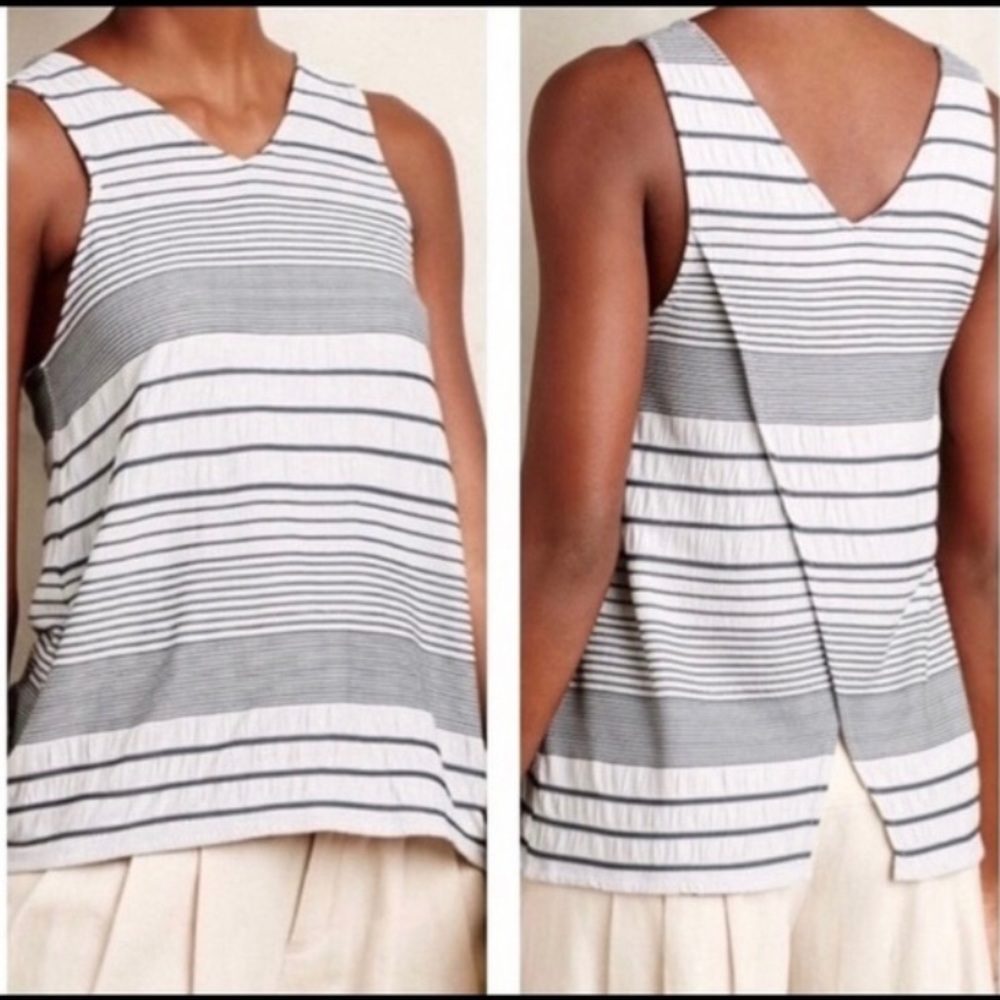 Anthropologie Striped Tank Top